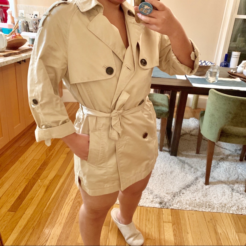 Massimo Dutti Trench Coat Jacket Fall Weather
